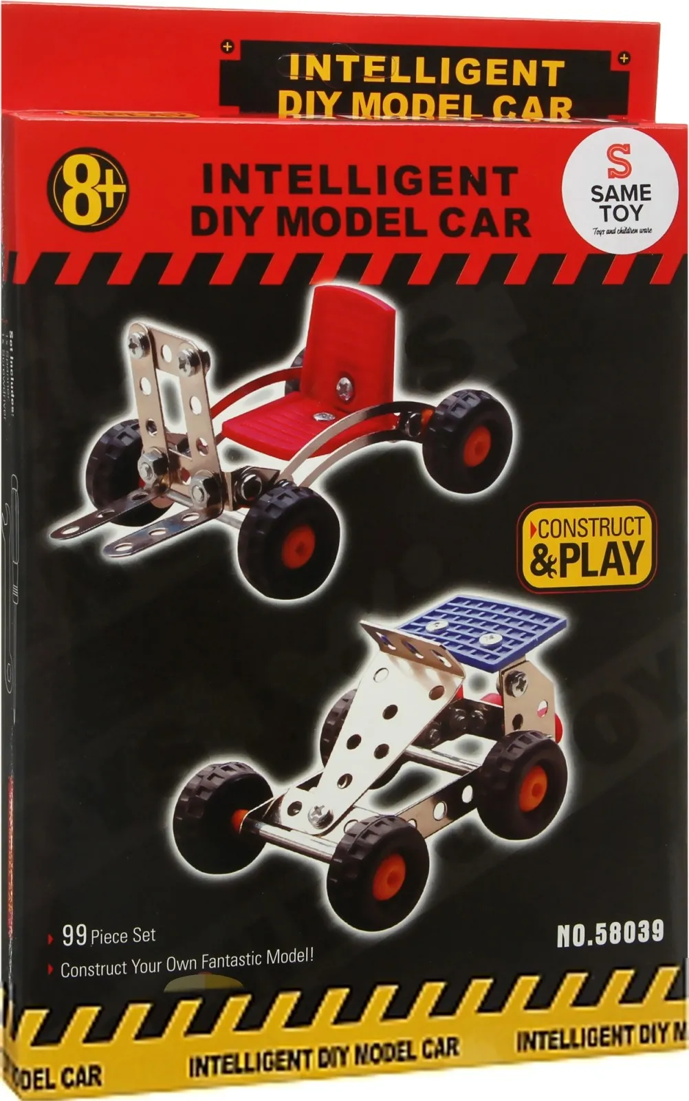 Конструктор металлический Same Toy Inteligent DIY Model Car 2 модели (58039Ut) - Фото 1