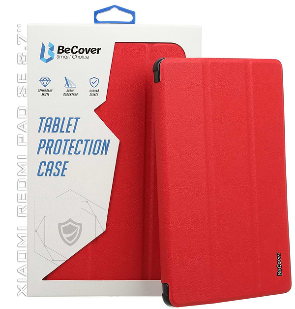 Фото - Чохол для планшета BeCover Smart Case for Xiaomi Redmi Pad SE 8.7'' Red  (711908)