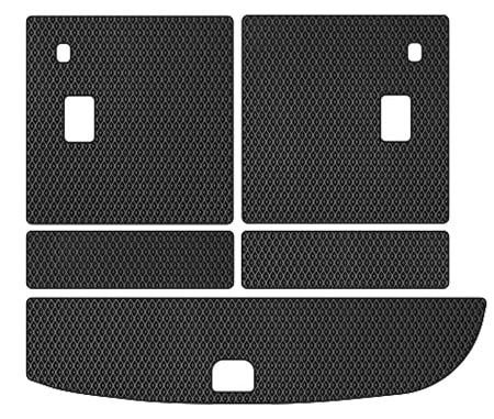 EVA килимок в багажник авто EVAtech для Santa FE (CM) Restyling (Floor Gas Pedal) 7 seats (3 clips) Hyundai 2010-2012 2 покоління SUV EU (HY13311BE5RBB)