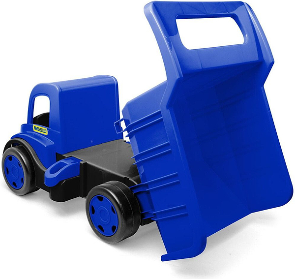 Фото - Базовий ігровий транспорт для малюка Wader Вантажівка Гігант синій (65029)