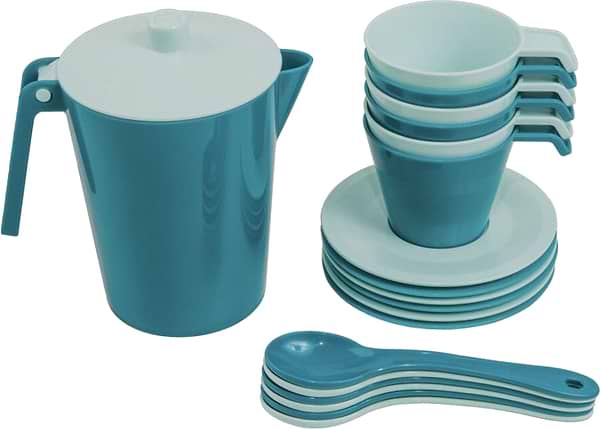 Фото - Сюжетно-рольова гра. Посуд Tigres Релакс 19 ел. в коробці (ціан) (39803)