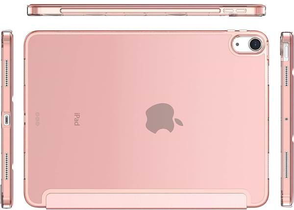 Фото - Чохол для планшета BeCover Tri Fold Hard for Apple iPad Air (4/5) 2020/2022 10.9'' Pink (709664)