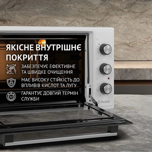 Фото - Піч електрична Perfelli SIERRA 48 WHITE