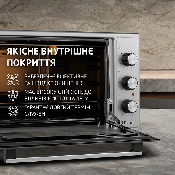 Фото - Печь электрическая Perfelli SIERRA 48 GREY