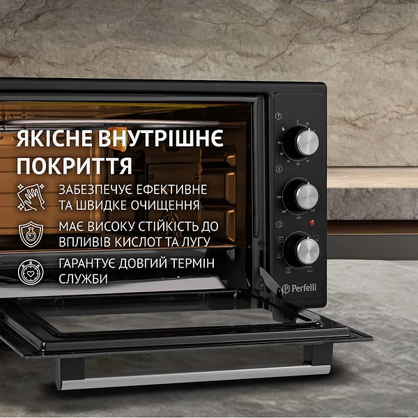 Фото - Печь электрическая Perfelli SIERRA 37 BLACK