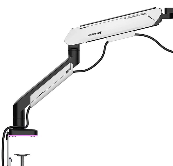 Фото - Крепление настольное Anda Seat Stealth PRO II RGB 17''-42'' White (AD-W-A9X-1S-BW)