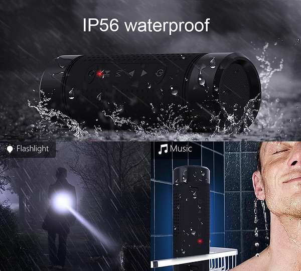Фото - Уценка - Портативная акустика Jakcom OS2 bicycle headlamp & power bank 5200 mAh Black (jkmkpbos2b)