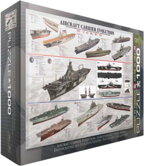 Фото - Пазлы (8+) EuroGraphics Развитие авианосцев 1000 эл. (6000-0129)