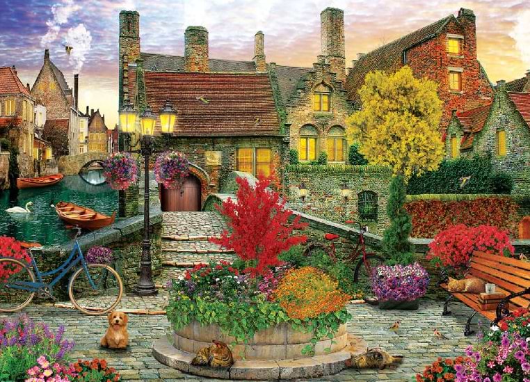 Фото - Пазли (8 +) EuroGraphics Рідне місто. Девід Маклін 1000 ел. (6000-5531)