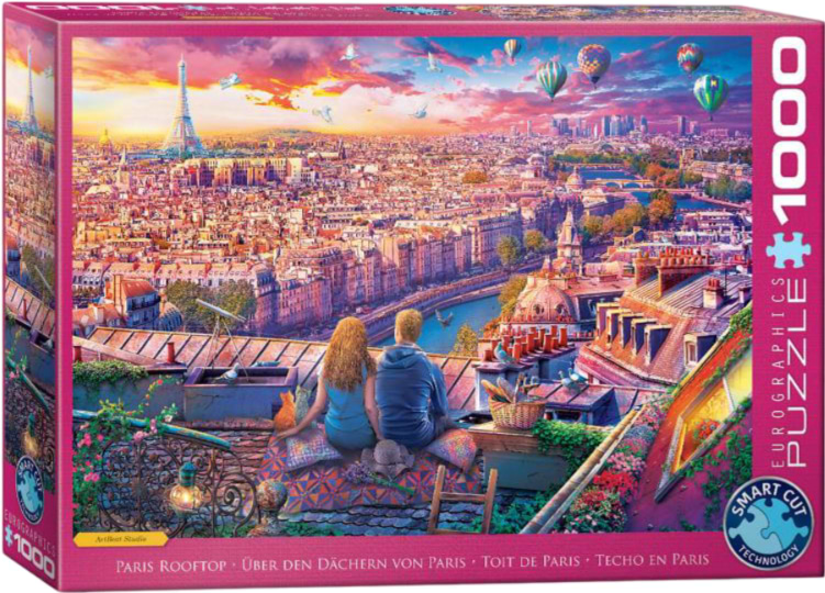 Пазли (8 +) EuroGraphics Дахи Парижу 1000 ел. (6000-5886)