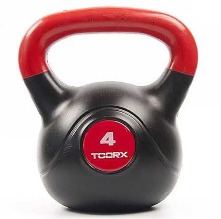 Гиря Toorx PVC 4 кг Black/Orange (KRP-4)