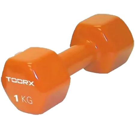 Гантель для фітнесу Toorx Vinyl 1 кг (MV-1) - Фото 1