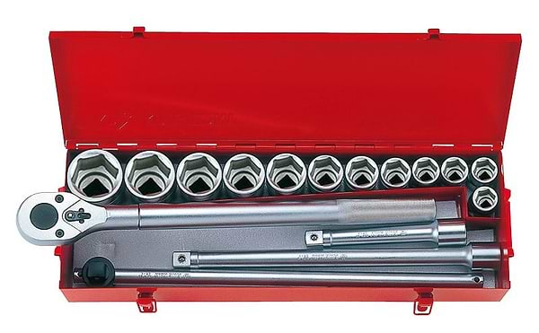 Фото - Набор инструментов KING TONY 3/4" 16 шт. в металлическом кейсе (6316MR)