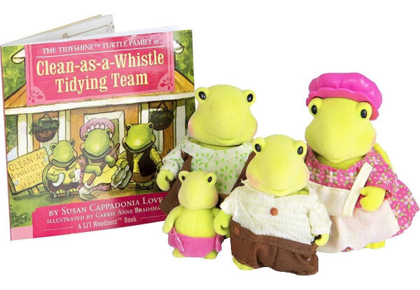 Фото - Колекційні фігурки набір Li'l Woodzeez Сім'я Черепашок (6005M)