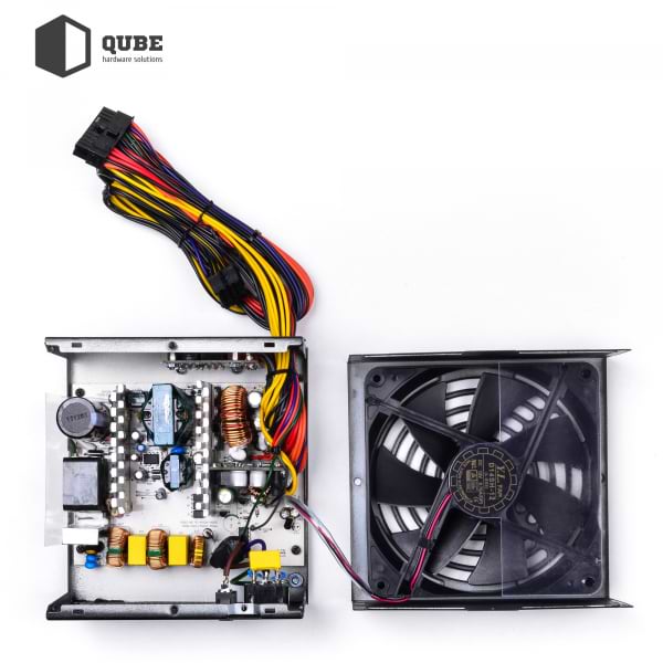 Фото - Блок питания для ПК QUBE 750W 80+ Bronze Semi-Modular (QBC-CSB-750W-80B)