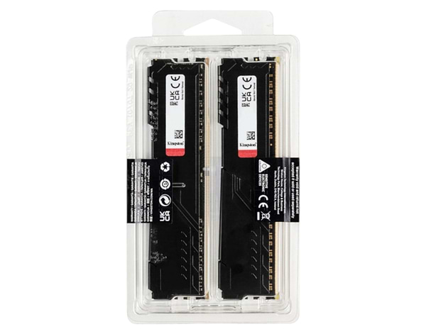 Фото - Память DDR Kingston 64GB DDR4 CL16 DIMM (Kit of 4) 1Gx8 FURY Beast Black (KF432C16BB1K4/64)