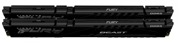 Фото - Память DDR Kingston DDR5 32GB 5200 MHz Fury Beast Black (KF552C36BBEK2-32)