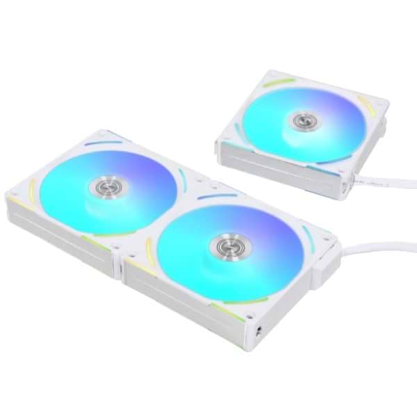 Фото - Корпусний вентилятор Lian Li Uni Fan AL V2 120-3 White (G99.12ALV23W.00)