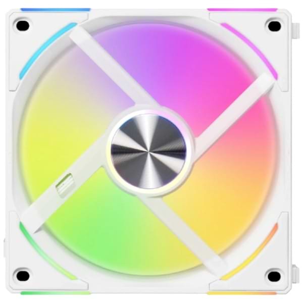 Фото - Корпусний вентилятор Lian Li Uni Fan AL V2 120-3 White (G99.12ALV23W.00)