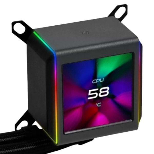 Фото - Водяная система охлаждения Lian Li Galahad II LCD SL-INF 360 Black (G89.GA2ALCD36INB.00)