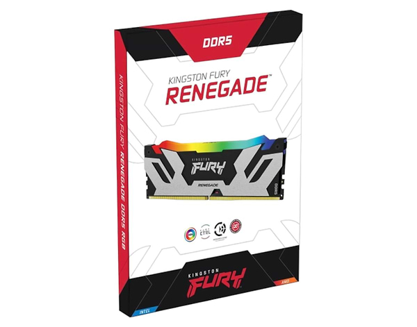 Фото - Память DDR Kingston Fury Renegade RGB 2x16GB/7200 DDR5 XMP (KF572C38RSAK2-32)