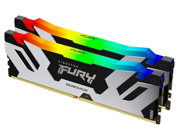 Фото - Память DDR Kingston Fury Renegade RGB 2x16GB/7200 DDR5 XMP (KF572C38RSAK2-32)
