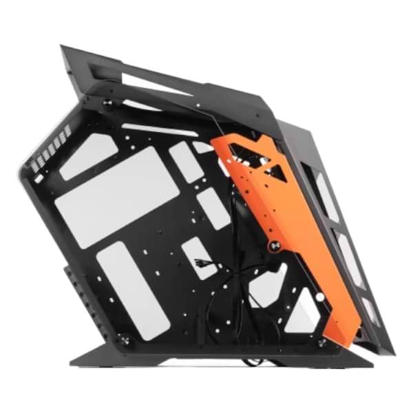 Фото - Уцінка - Корпус QUBE Stalker Black-Orange noFAN (STALKER_NMBU3)