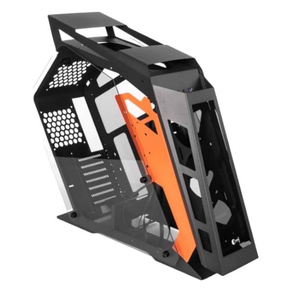 Фото - Уцінка - Корпус QUBE Stalker Black-Orange noFAN (STALKER_NMBU3)