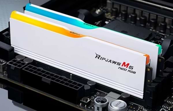 Фото - Память DDR G.Skill Trident Z5 RGB White DDR5-6000 64GB (F5-6000J3636F32GX2-TZ5RW)