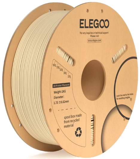 Нитка для PLA-картриджа Elegoo 1 кг 1.75 мм Beige (50.203.0235)