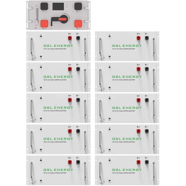 Система зберігання енергії GSL (160kWh, 512V, 314AH, LiFePO4) (GSL-R160K)