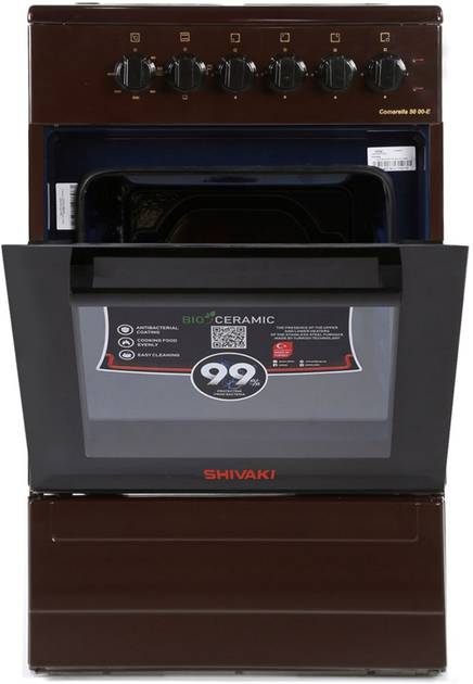 Фото - Плита електрична Shivaki COMARELLA 50 00-E BROWN