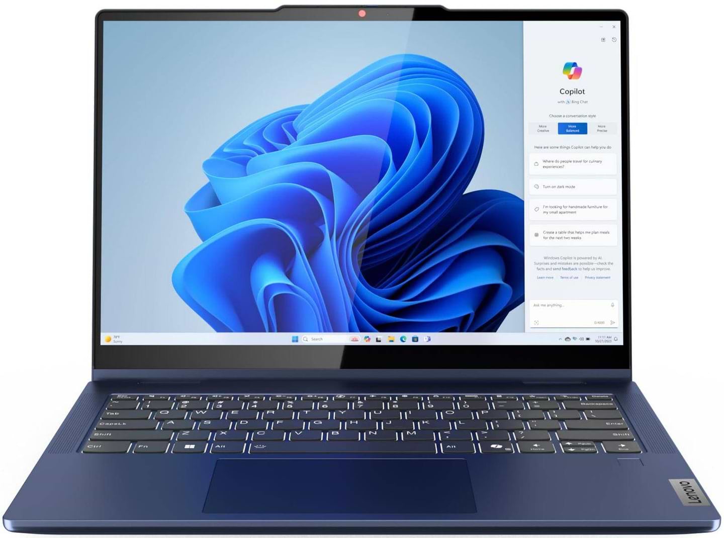 Ноутбук Lenovo IdeaPad 5 2-in-1 14IRH9 (83KX0049RA) Cosmic Blue - Фото 1