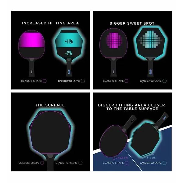 Фото - Основа для ракетки Stiga Pure Cybershape Master (1600-2102-35)