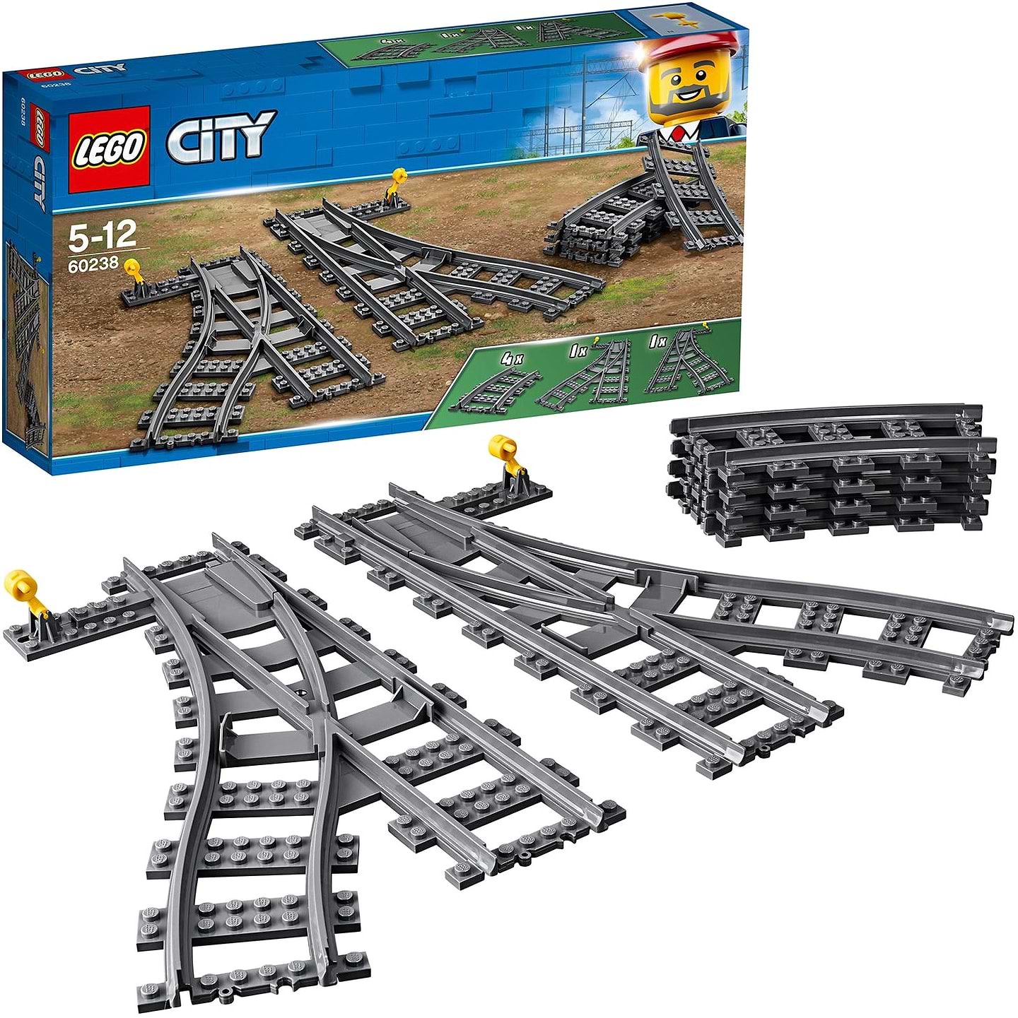 Конструктор LEGO City Стрілочний перевід (60238) - Фото 1