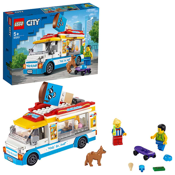 Фото - Конструктор LEGO City Вантажівка морозивника (60253)