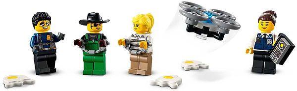 Фото - Конструктор LEGO City Полицейский мобильный командный трейлер (60315)
