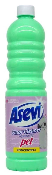 Фото - Средство по уходу за напольными покрытиями Asevi с нейтрализацией запаха животных Pet 1 л (AFC1P000)