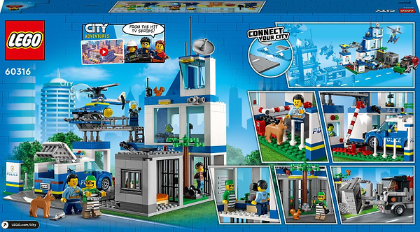 Фото - Конструктор LEGO City Полицейский участок (60316)