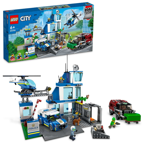 Фото - Конструктор LEGO City Полицейский участок (60316)