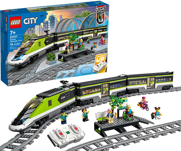 Lego city passenger shop train 2018