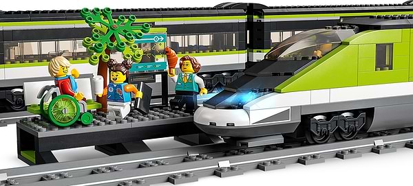 Фото - Конструктор LEGO City Trains Пасажирський потяг-експрес (60337)