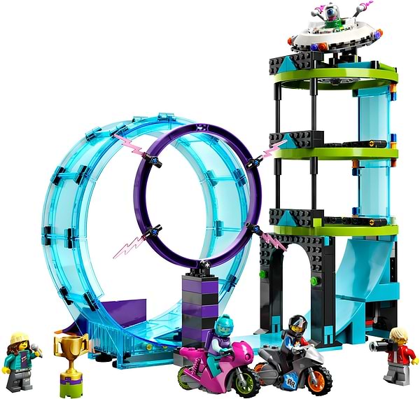 Фото - Конструктор LEGO City Stuntz Невероятная задача для каскадеров (60361)