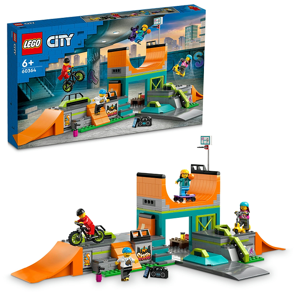 Фото - Конструктор LEGO City Вуличний скейтпарк (60364)