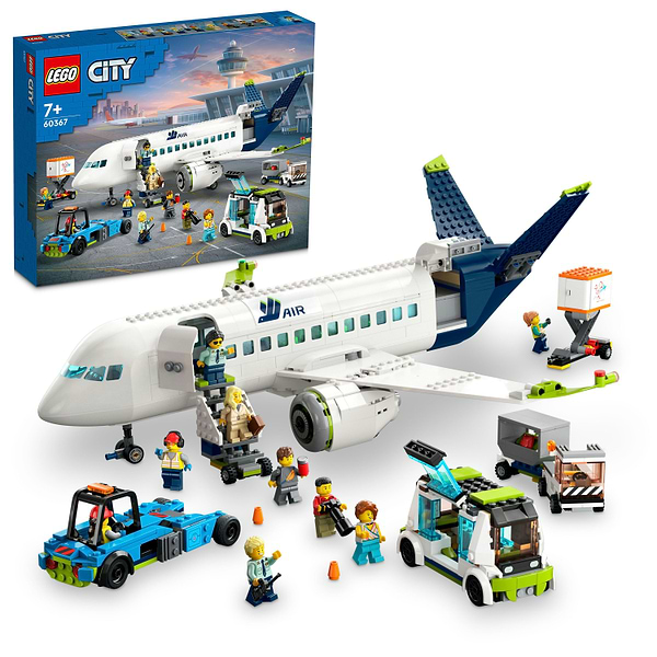 Фото - Конструктор LEGO City Пассажирский самолет (60367)