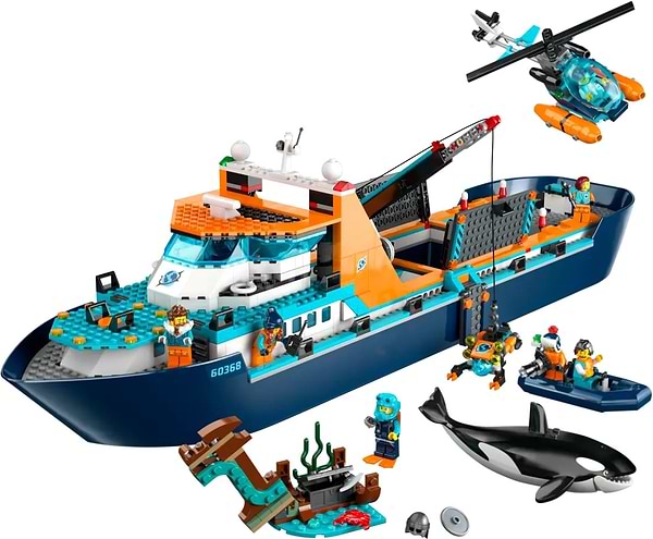 Фото - Конструктор LEGO City Арктичний дослідницький корабель (60368)
