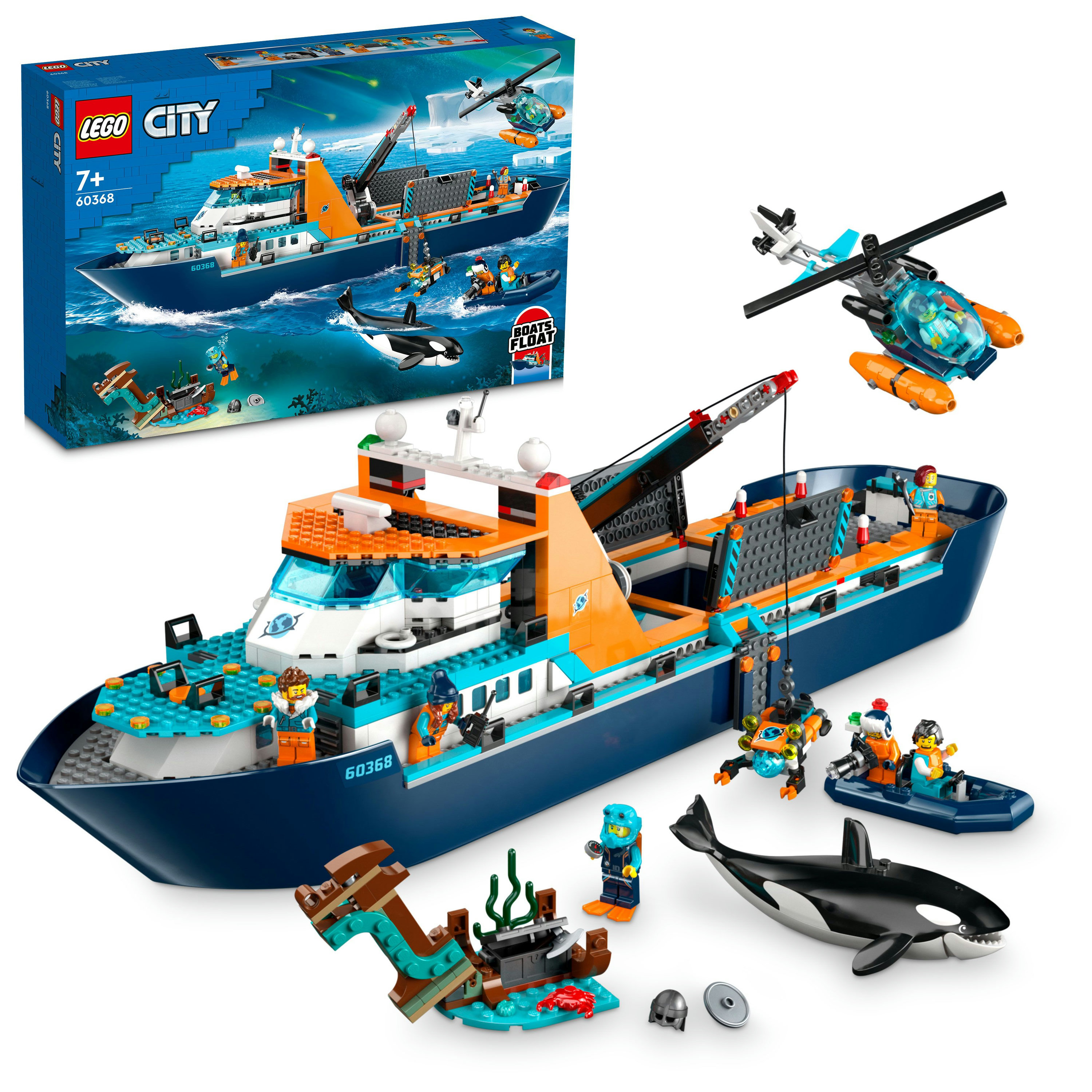 Конструктор LEGO City Арктичний дослідницький корабель (60368) - Фото 1