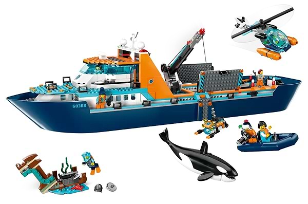 Фото - Конструктор LEGO City Арктичний дослідницький корабель (60368)