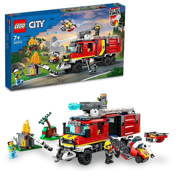 Фото - Конструктор LEGO City Пожежна машина (60374)