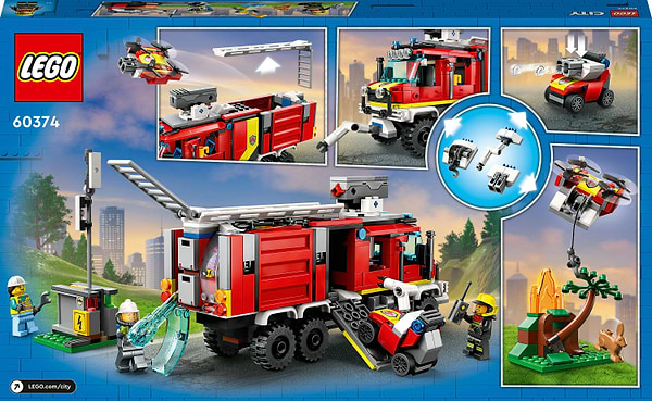 Фото - Конструктор LEGO City Пожежна машина (60374)